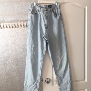 Vintage High-wasted Long Jeans